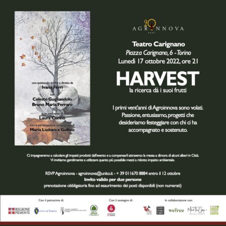 Harvest. La ricerca dà i suoi frutti.