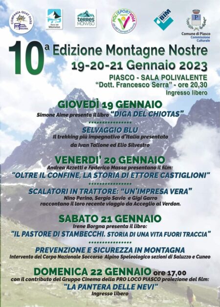 Montagne Nostre Festival. Piasco (Cuneo)